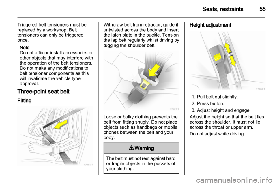 OPEL ZAFIRA 2010  Manual user 