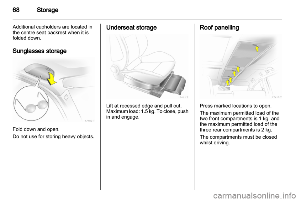 OPEL ZAFIRA 2010  Owners Manual 