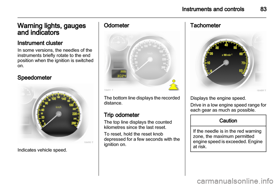 OPEL ZAFIRA 2010  Owners Manual 