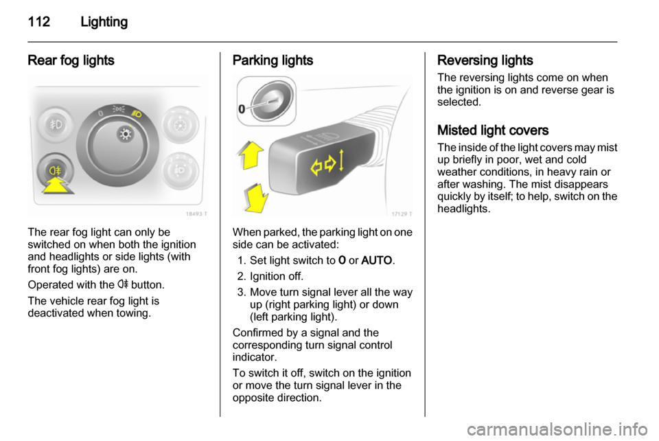 OPEL ZAFIRA 2010.5  Owners Manual 