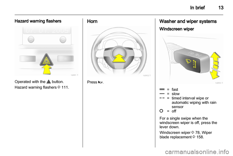 OPEL ZAFIRA 2010.5  Owners Manual 
