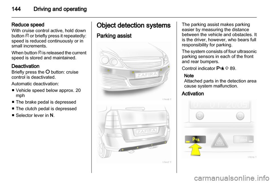 OPEL ZAFIRA 2010.5  Owners Manual 