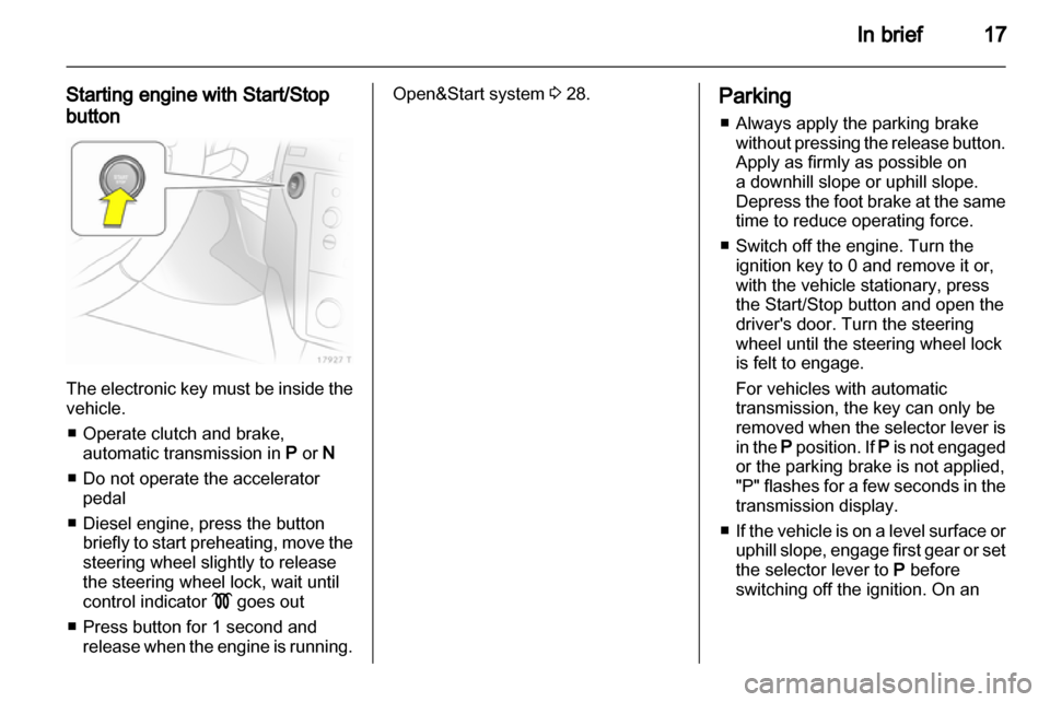 OPEL ZAFIRA 2010.5  Owners Manual 