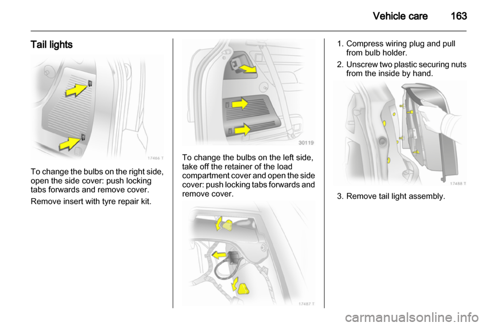 OPEL ZAFIRA 2010.5  Owners Manual 
