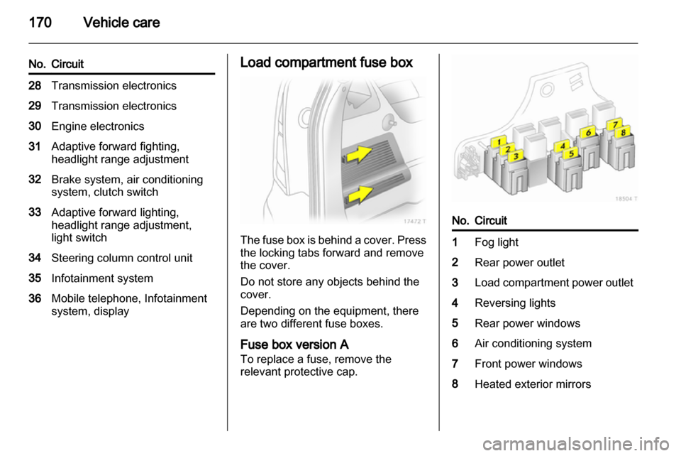 OPEL ZAFIRA 2010.5  Owners Manual 