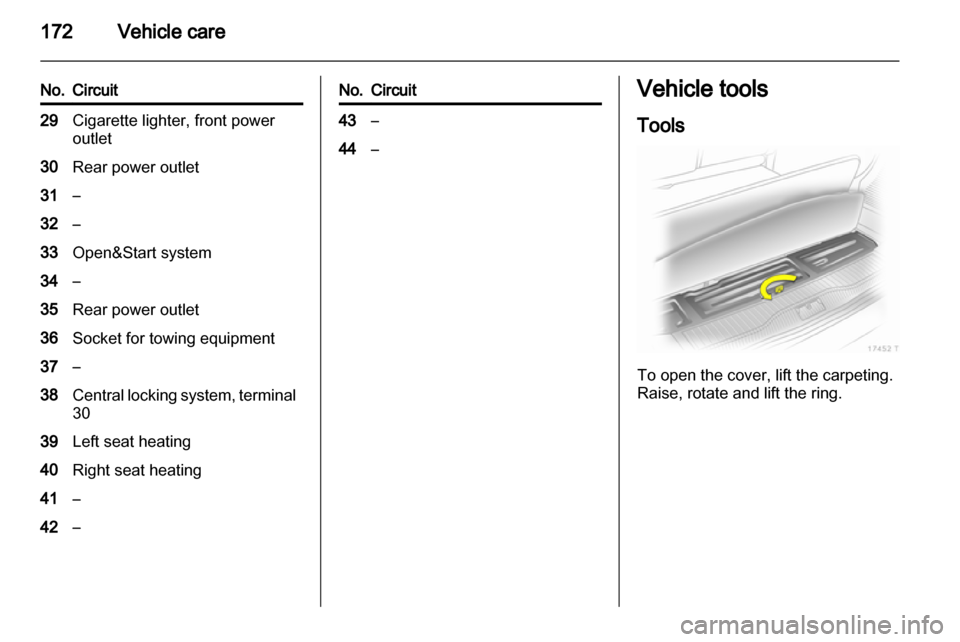 OPEL ZAFIRA 2010.5  Owners Manual 