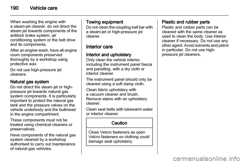 OPEL ZAFIRA 2010.5  Owners Manual 