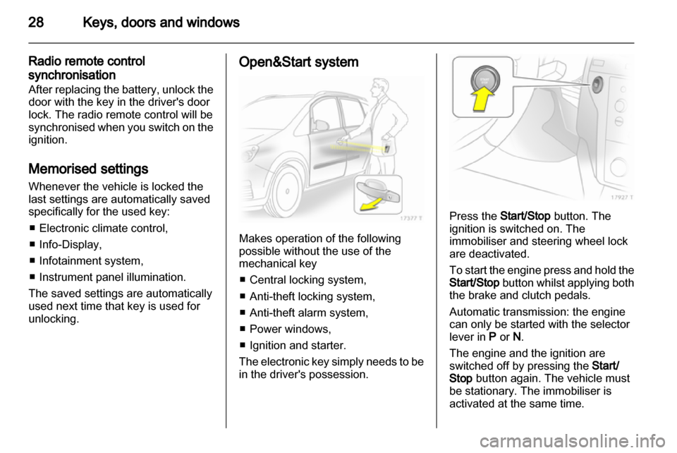 OPEL ZAFIRA 2010.5  Owners Manual 