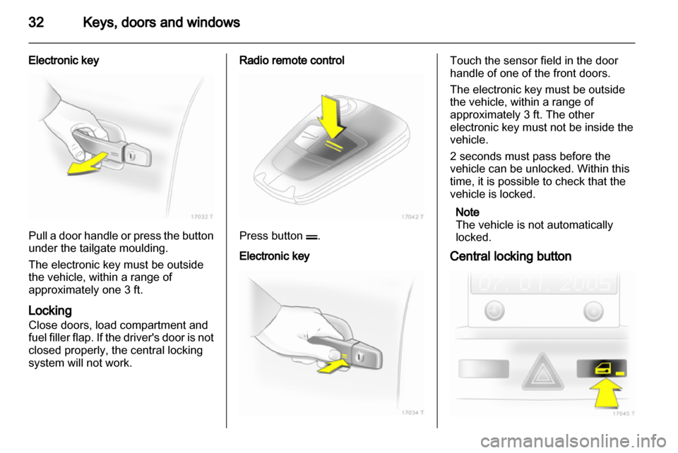 OPEL ZAFIRA 2010.5  Owners Manual 
