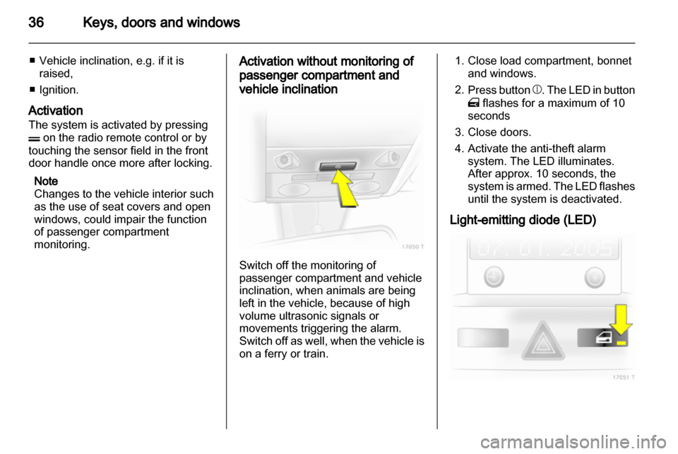 OPEL ZAFIRA 2010.5  Owners Manual 