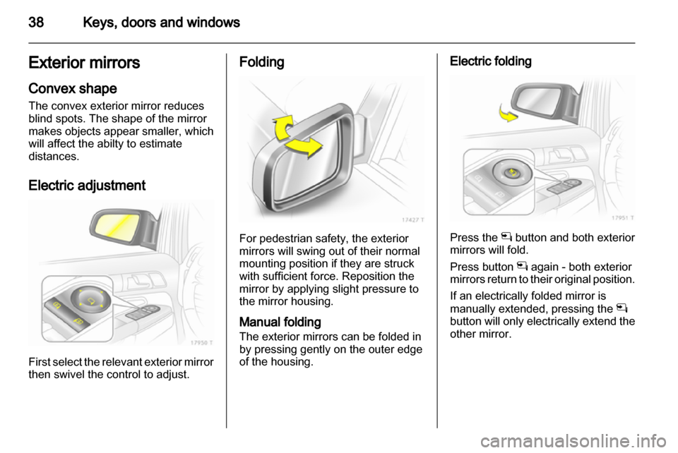 OPEL ZAFIRA 2010.5  Owners Manual 