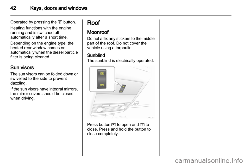 OPEL ZAFIRA 2010.5  Owners Manual 