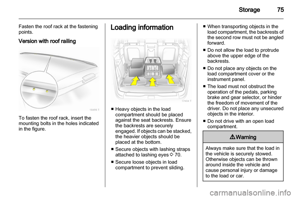 OPEL ZAFIRA 2010.5  Owners Manual 