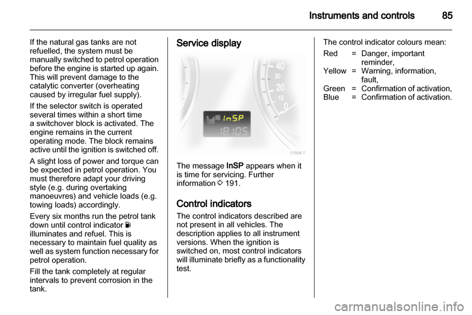 OPEL ZAFIRA 2010.5  Owners Manual 
