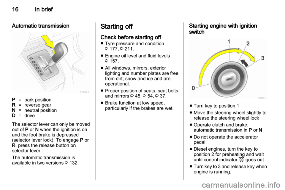 OPEL ZAFIRA 2011  Owners Manual 