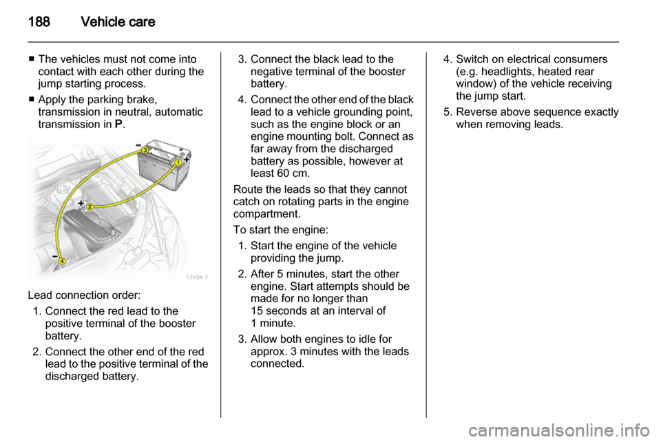 OPEL ZAFIRA 2011  Owners Manual 