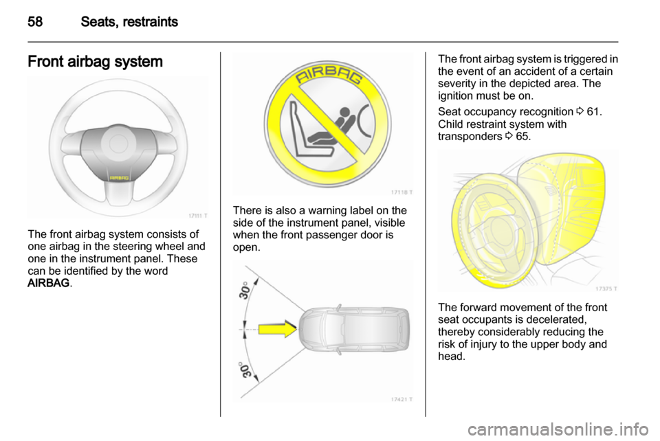 OPEL ZAFIRA 2011  Owners Manual 