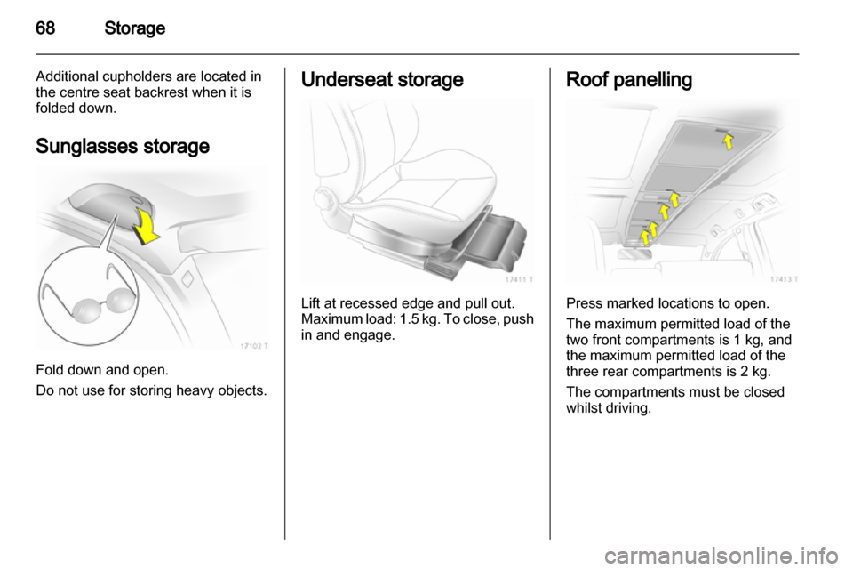 OPEL ZAFIRA 2011  Owners Manual 