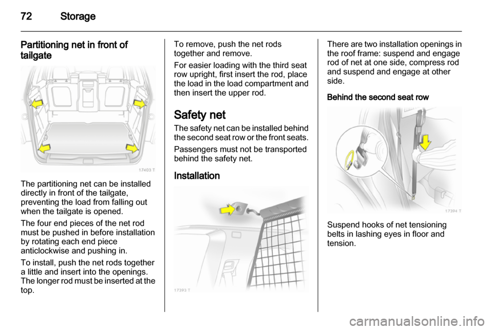 OPEL ZAFIRA 2011  Owners Manual 
