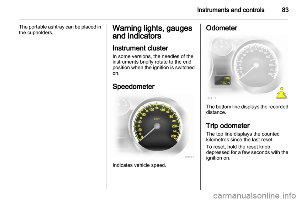 OPEL ZAFIRA 2011  Owners Manual 