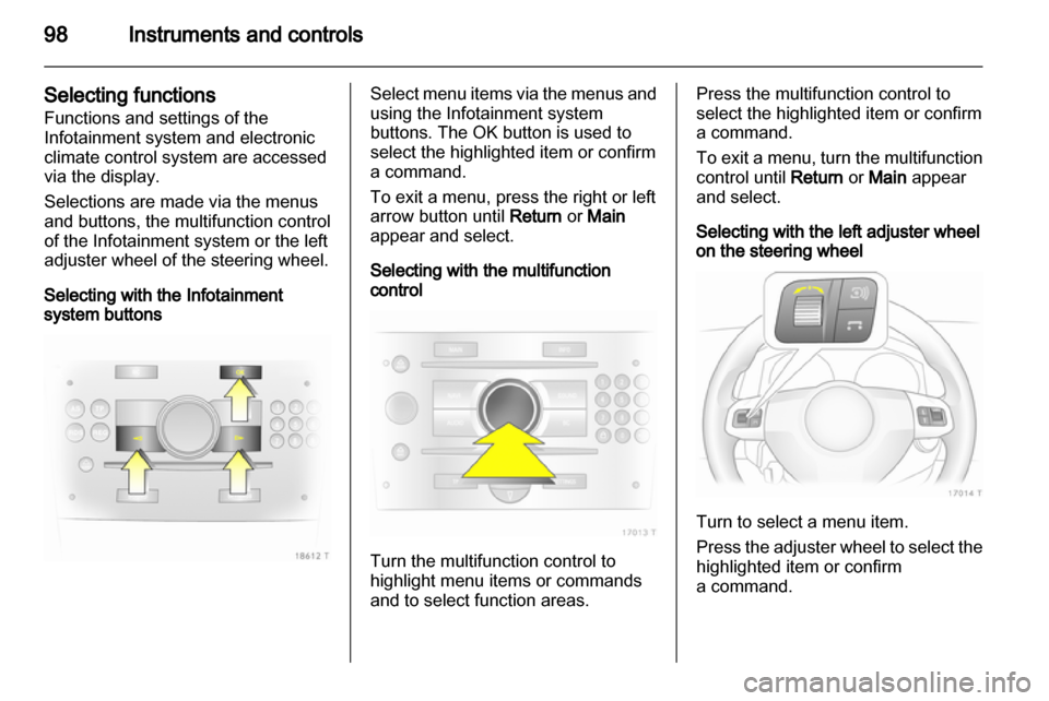 OPEL ZAFIRA 2011  Manual user 