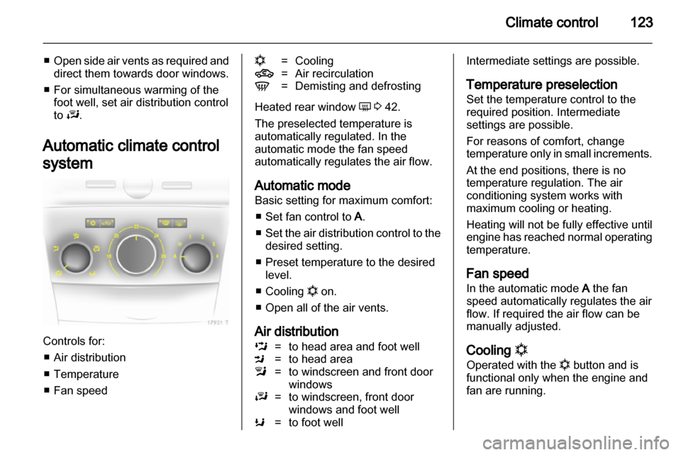 OPEL ZAFIRA 2011.5  Owners Manual 