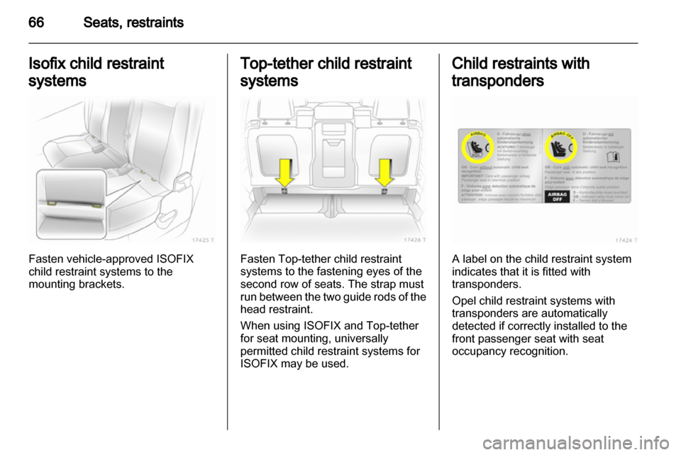 OPEL ZAFIRA 2011.5  Manual user 