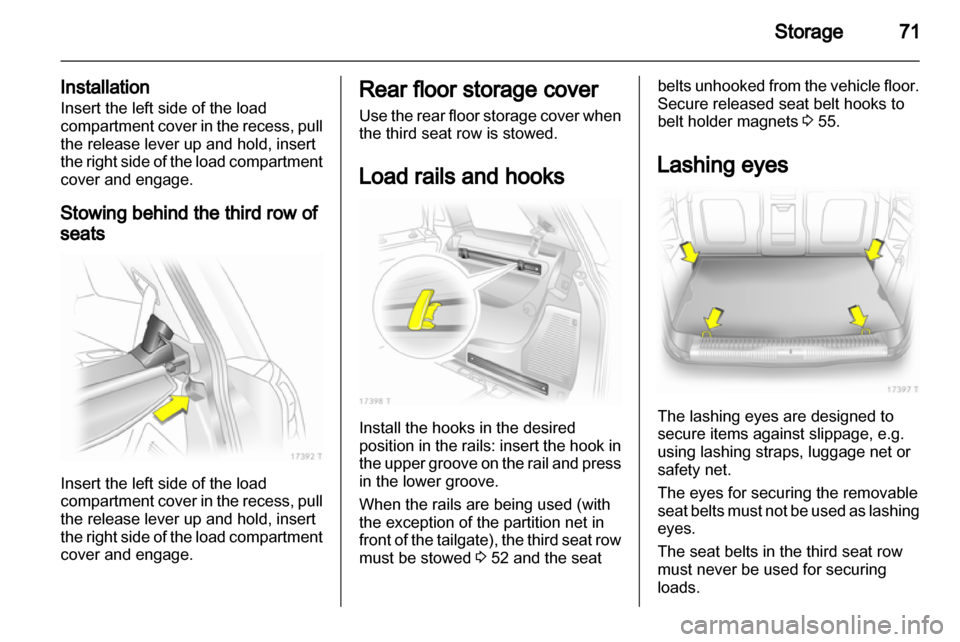 OPEL ZAFIRA 2011.5  Manual user 