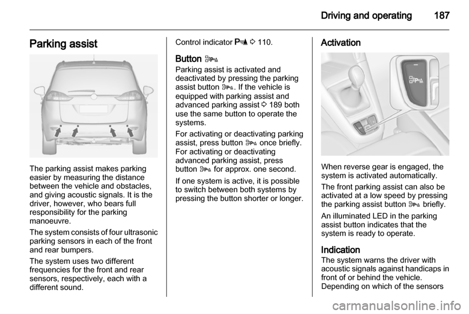 OPEL ZAFIRA TOURER 2013  Manual user 