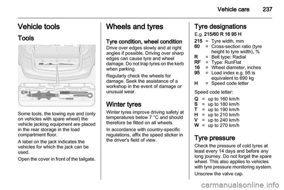OPEL ZAFIRA TOURER 2013  Manual user 
