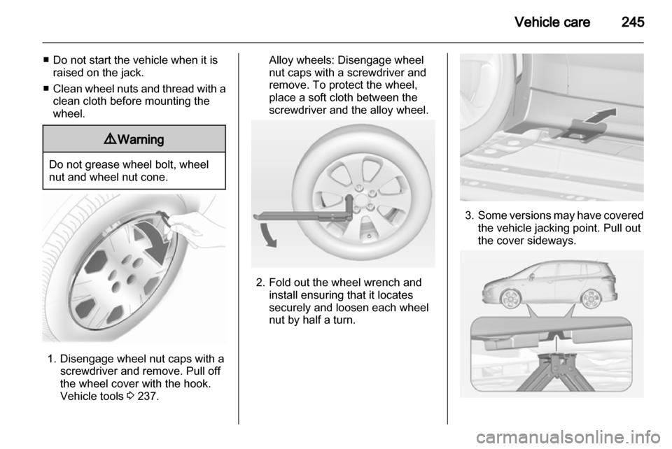 OPEL ZAFIRA TOURER 2013  Manual user 
