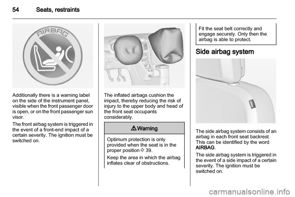 OPEL ZAFIRA TOURER 2013  Manual user 