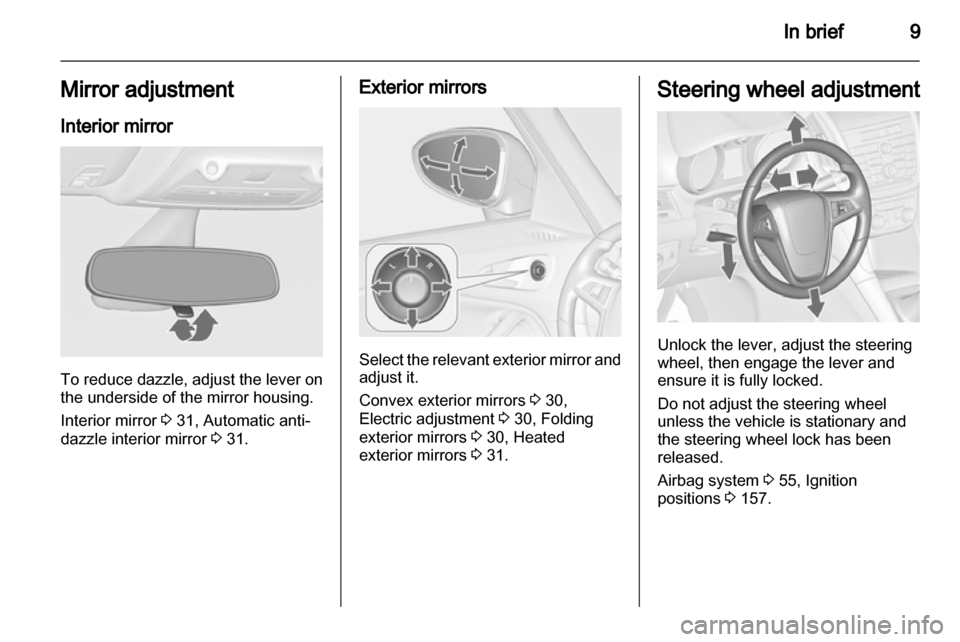 OPEL ZAFIRA TOURER 2013.5  Manual user 