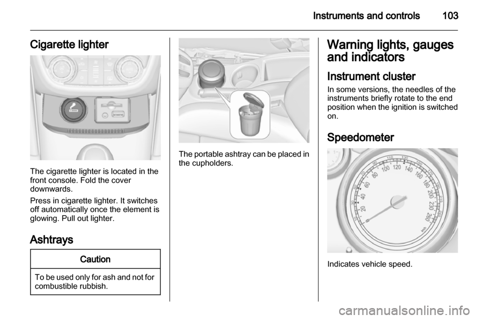OPEL ZAFIRA TOURER 2013.5  Owners Manual 