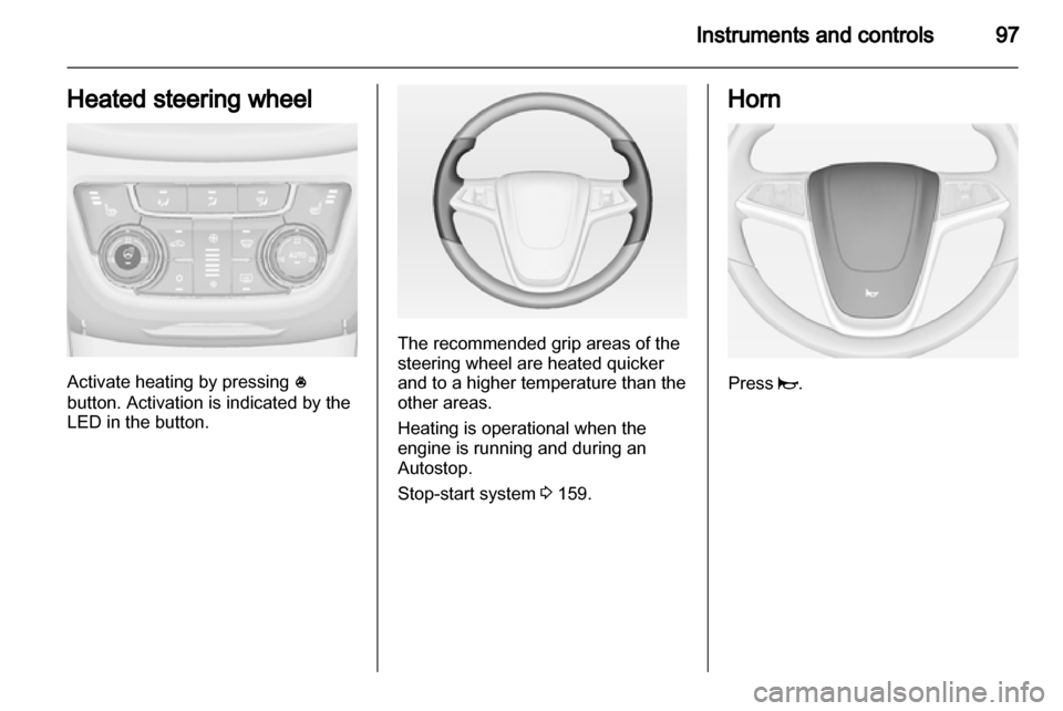 OPEL ZAFIRA TOURER 2013.5  Owners Manual 