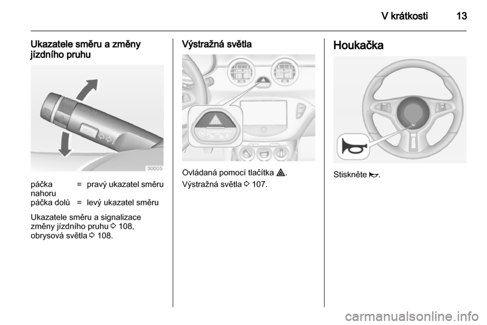 OPEL ADAM 2013.5  Uživatelská příručka (in Czech) 
