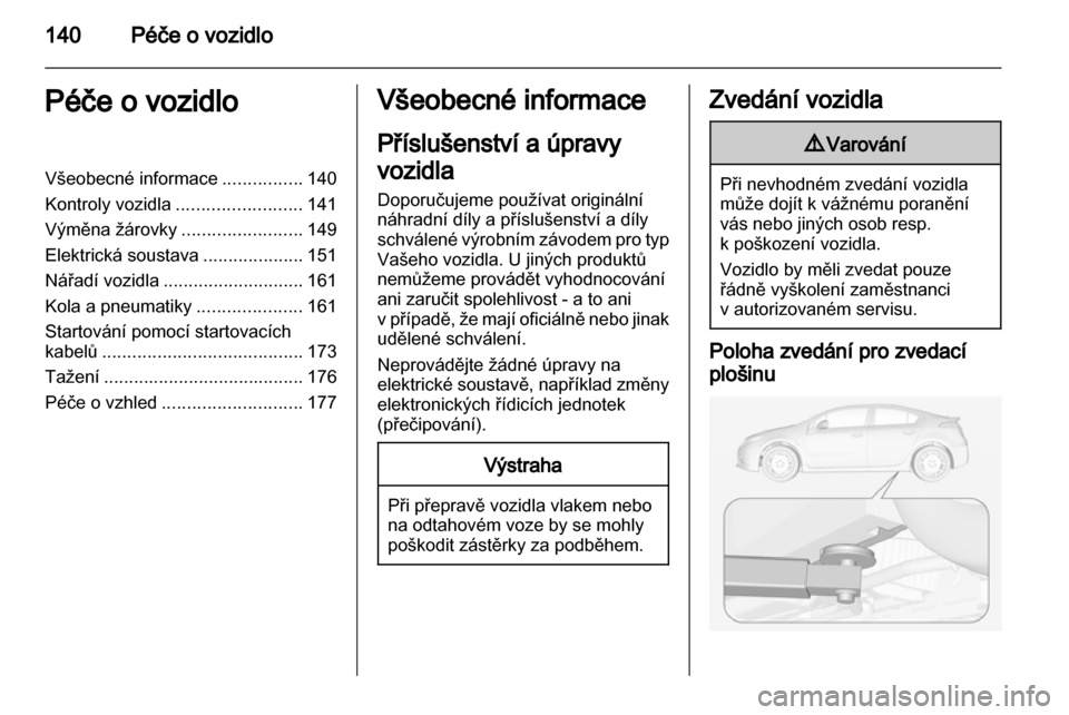 OPEL AMPERA 2012.5  Uživatelská příručka (in Czech) 
