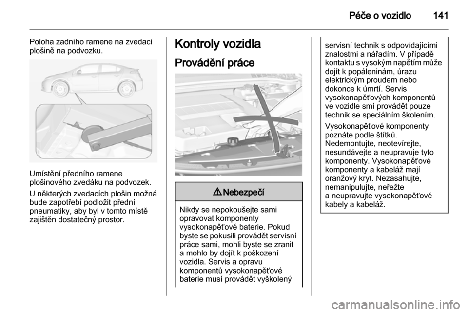 OPEL AMPERA 2012.5  Uživatelská příručka (in Czech) 