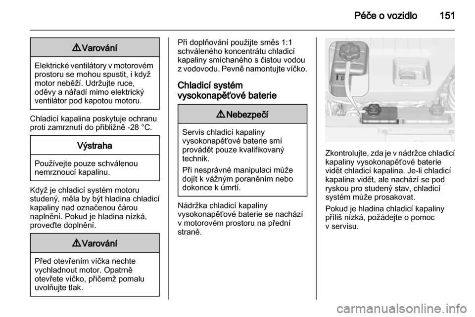 OPEL AMPERA 2013  Uživatelská příručka (in Czech) 