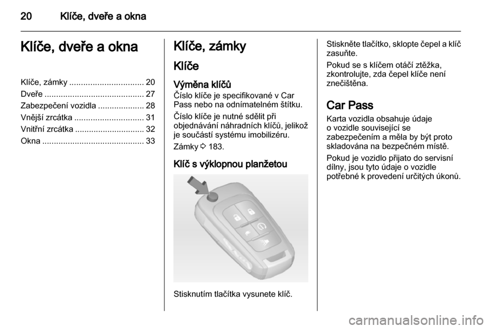 OPEL AMPERA 2013  Uživatelská příručka (in Czech) 