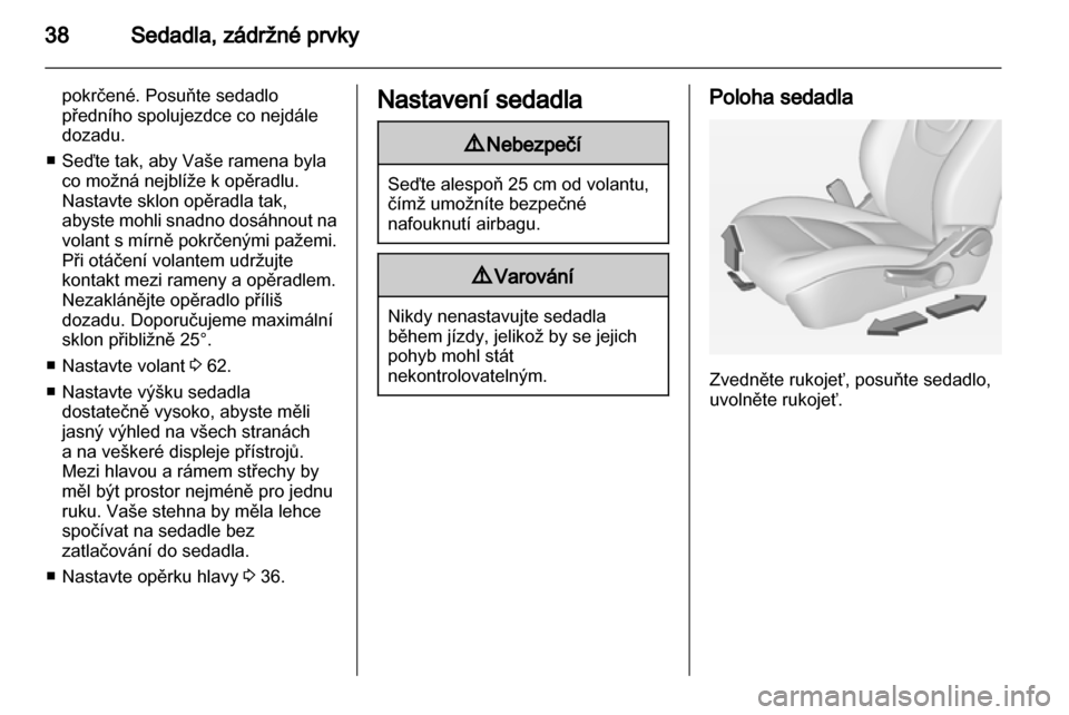 OPEL AMPERA 2013  Uživatelská příručka (in Czech) 