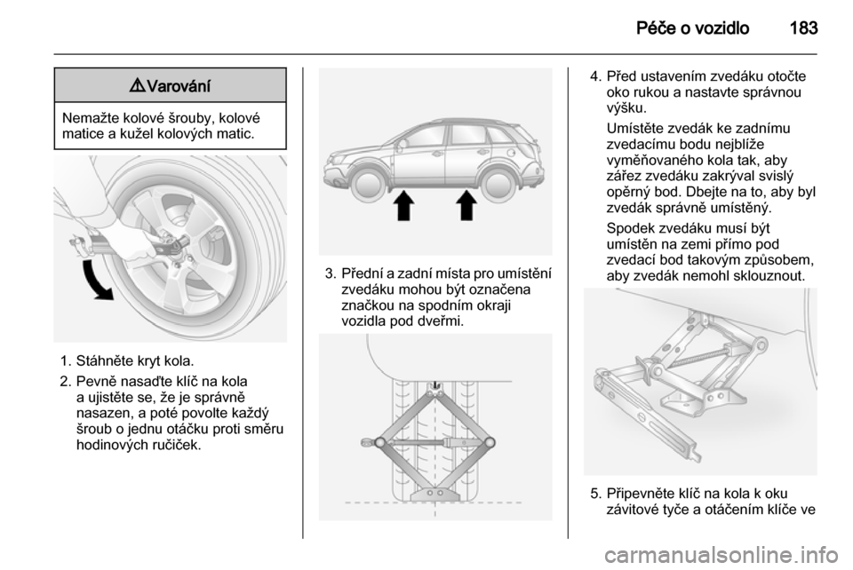 OPEL ANTARA 2011  Uživatelská příručka (in Czech) 