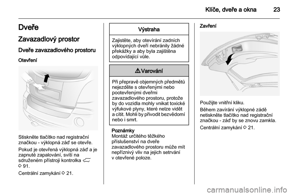OPEL ANTARA 2011  Uživatelská příručka (in Czech) 