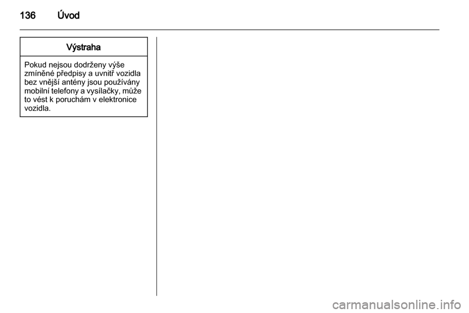 OPEL ANTARA 2012  Příručka k informačnímu systému (in Czech) 