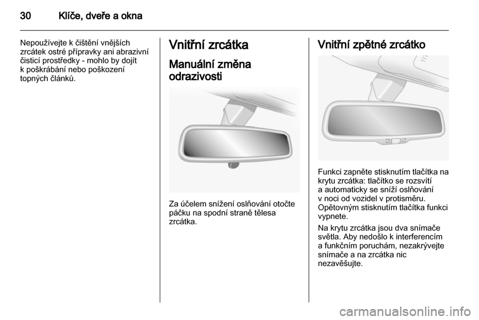 OPEL ANTARA 2012.5  Uživatelská příručka (in Czech) 
