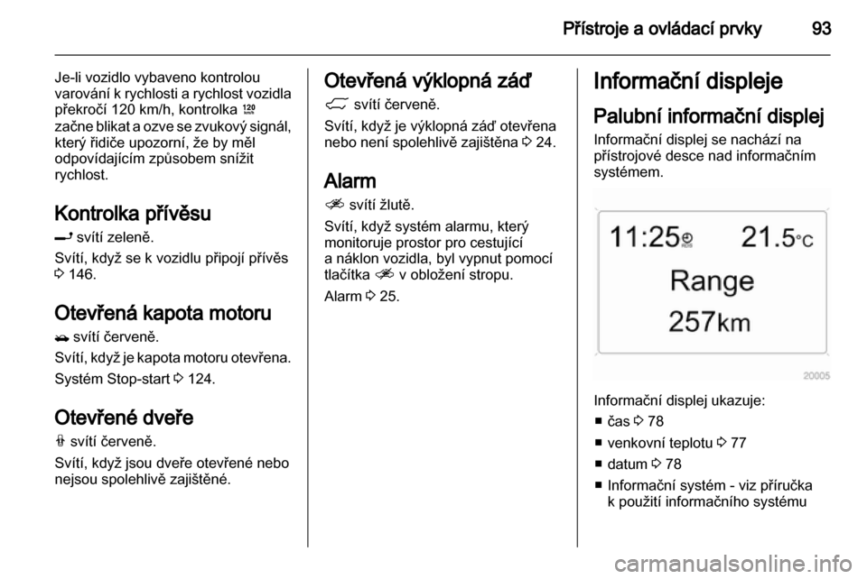 OPEL ANTARA 2012.5  Uživatelská příručka (in Czech) 