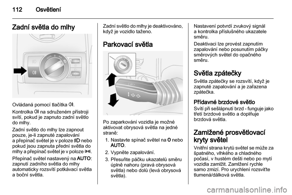 OPEL ANTARA 2013.5  Uživatelská příručka (in Czech) 