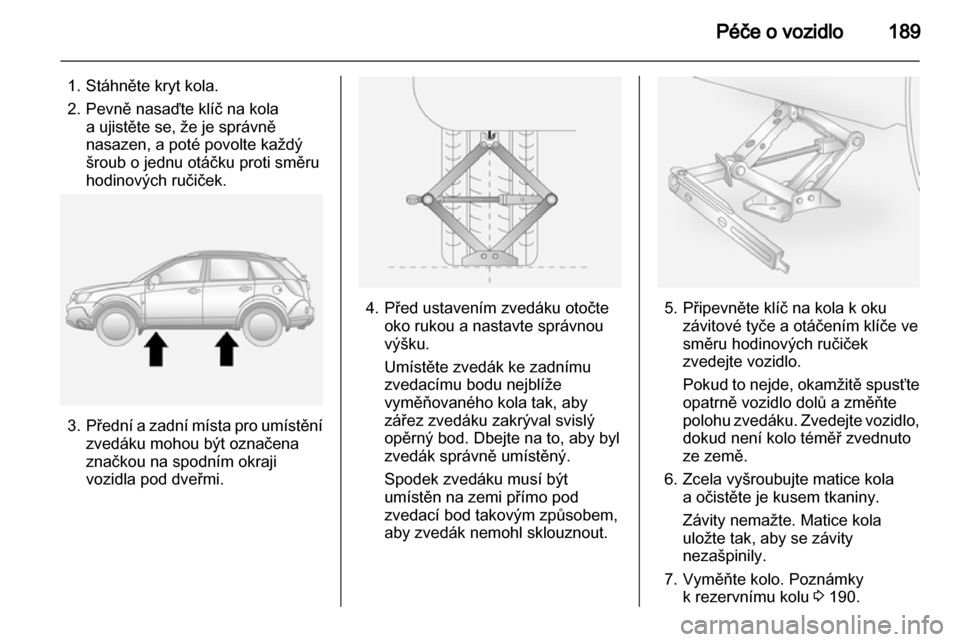OPEL ANTARA 2013.5  Uživatelská příručka (in Czech) 