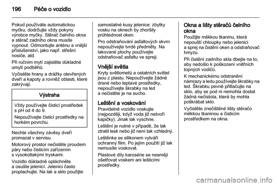 OPEL ANTARA 2013.5  Uživatelská příručka (in Czech) 