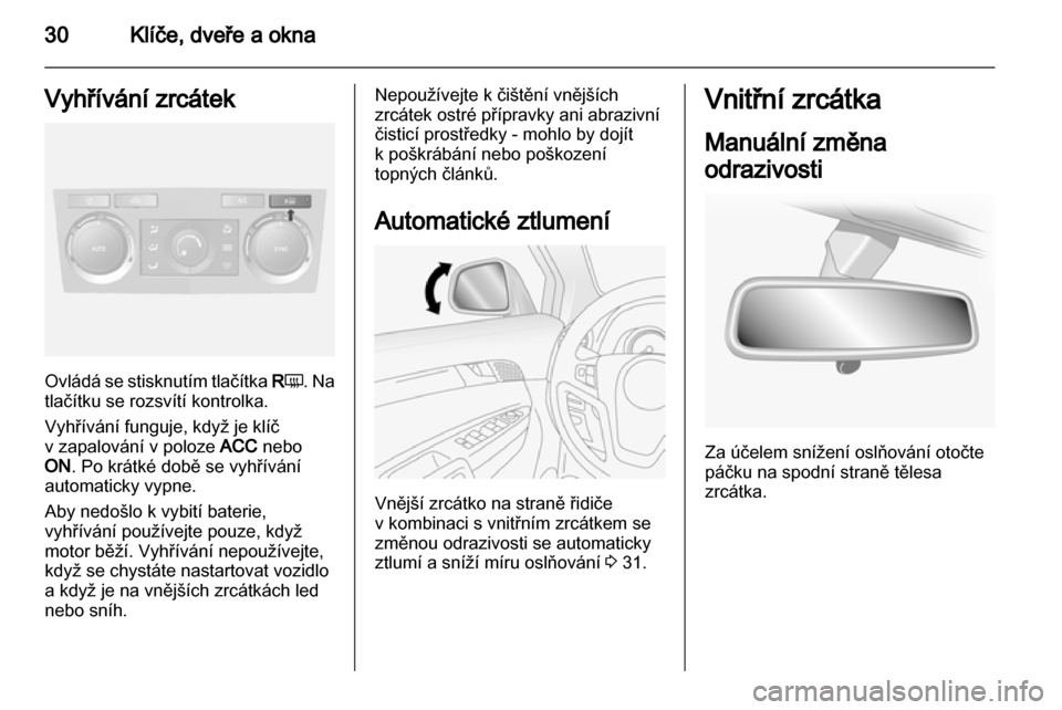OPEL ANTARA 2013.5  Uživatelská příručka (in Czech) 